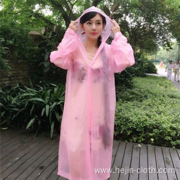 Outdoor Hiking use adult pvc rainwear